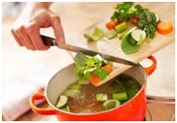 nwelegehanden en soep