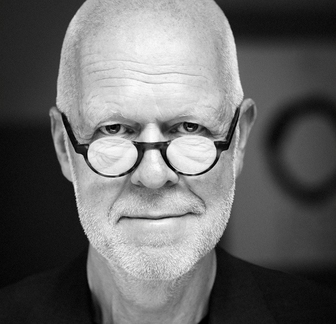 zwart wit portret van Rients Ritskes