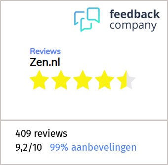 linkje naar de website van de feedbackcompany met reviews over Zen.nl